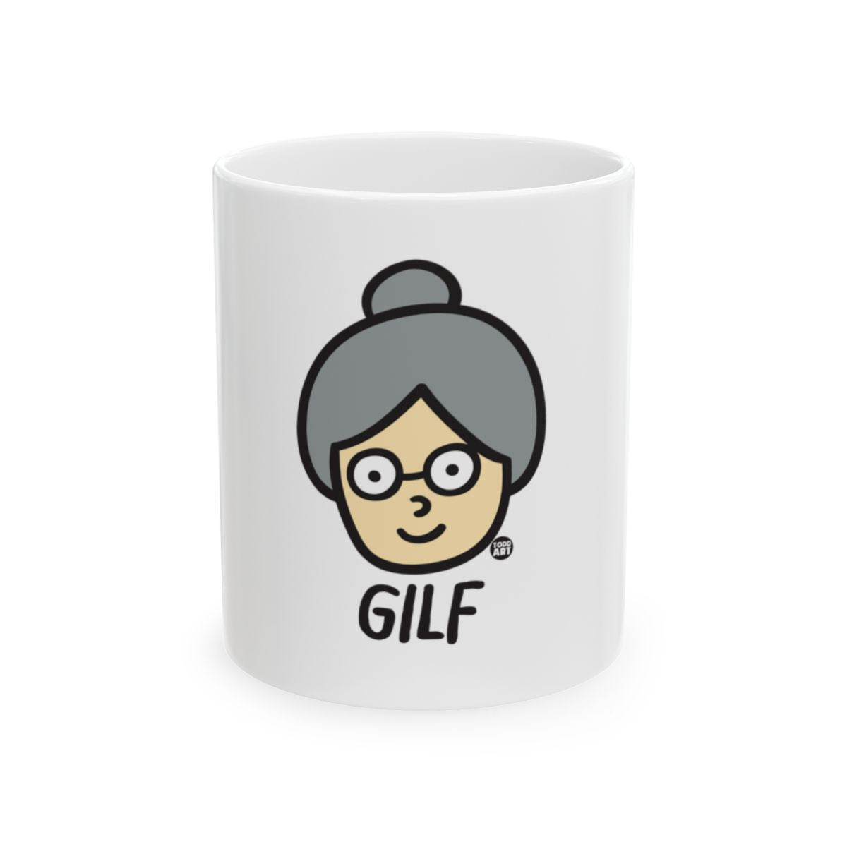 GILF Cartoon Character Illustration Mug for Fun Gift
