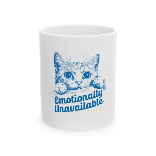 Emotionally Unavailable Cat Lover Mug for Everyday Use