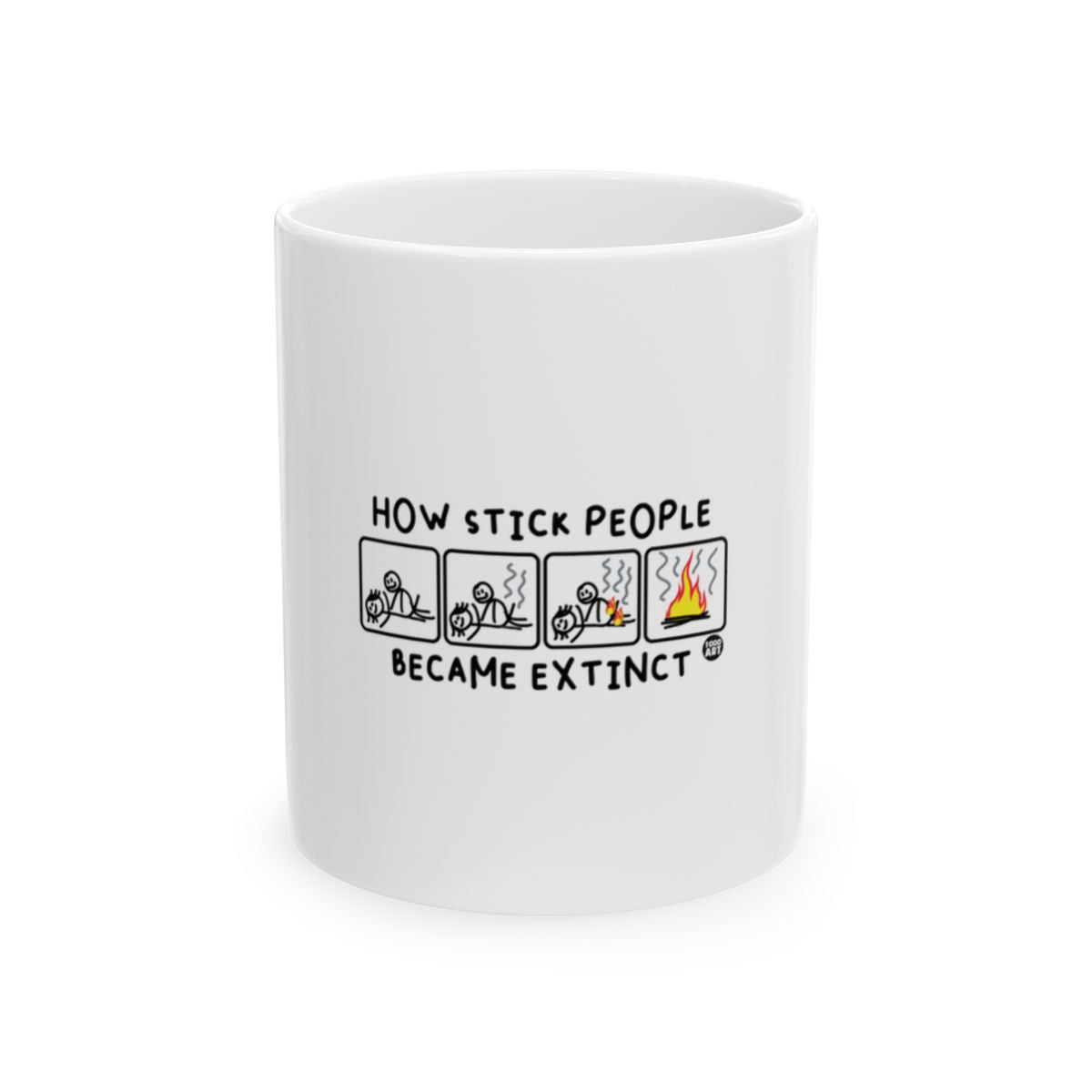 How Stick People Became Extinct Coffee Mug
