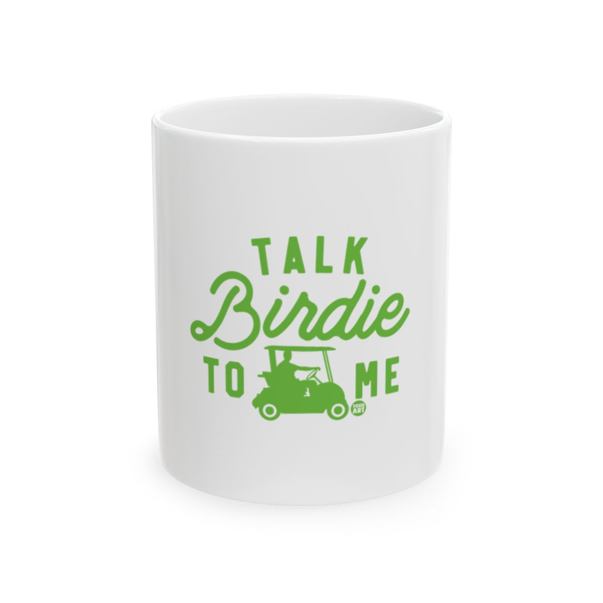 Talk Birdie to Me Golf Cart Design Mug