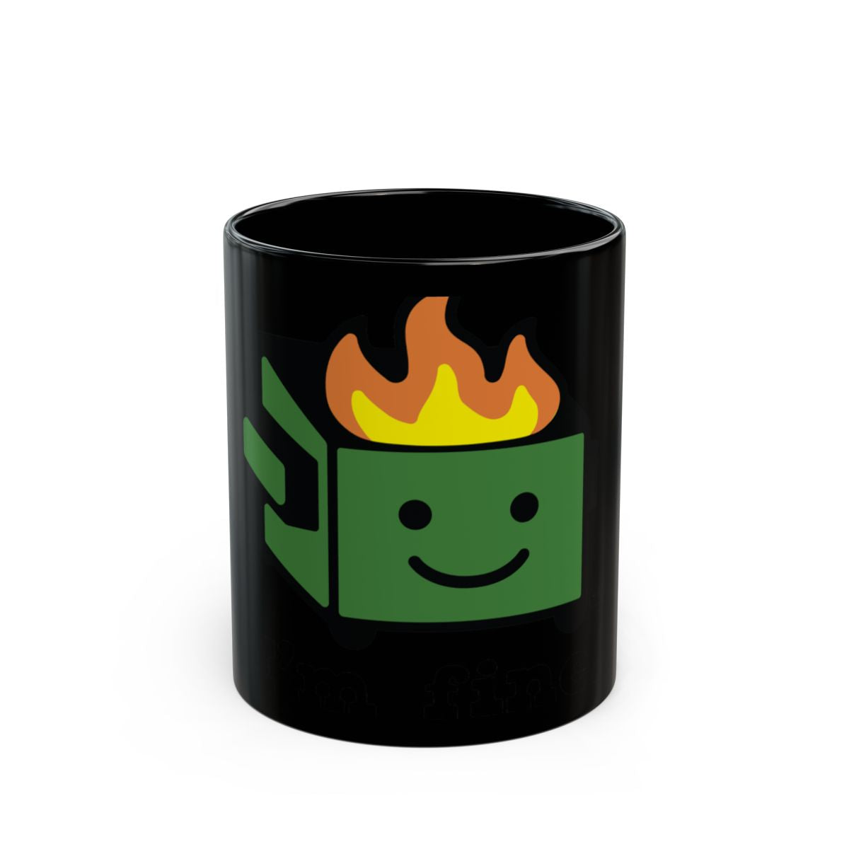 Fun Dumpster Fire Mug Perfect for Coffee Lovers