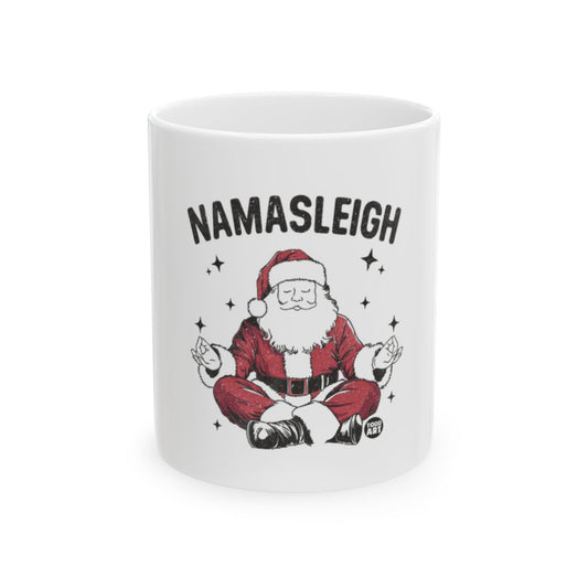 Namasleigh Santa Meditating Christmas Mug Holiday Gift