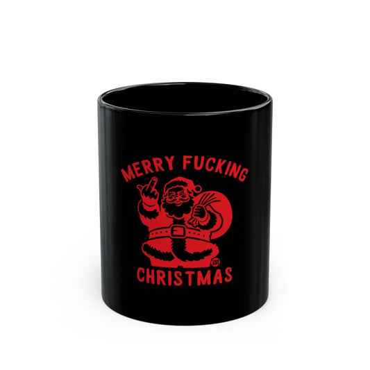 Merry Fucking Christmas Santa Design Mug