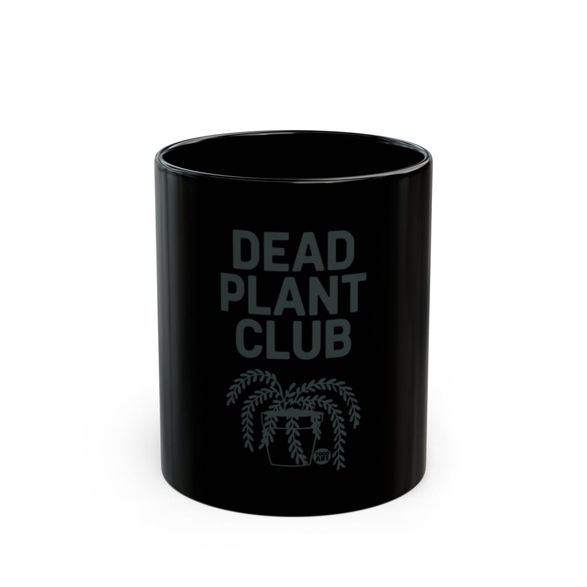 Dead Plant Club Stylish Black Coffee Mug