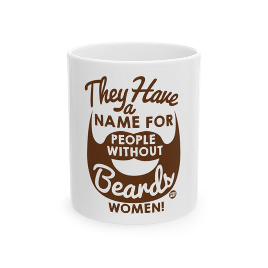 Funny Beards Women Mug for Coffee Lovers