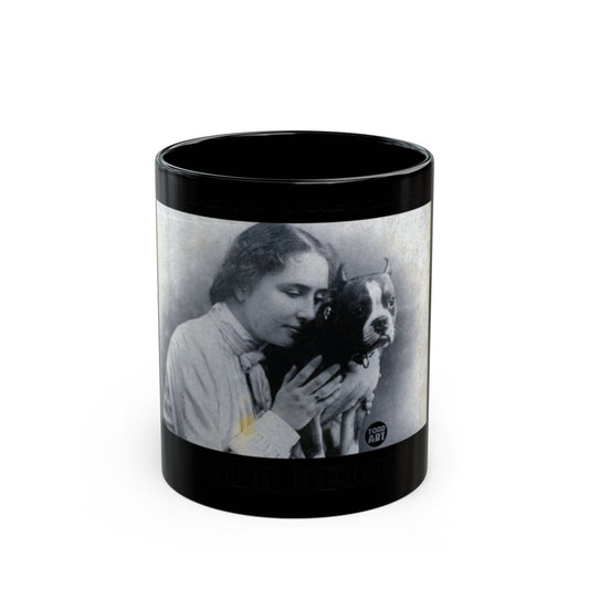 Vintage Lady with Her Beloved Dog Artwork Mug
