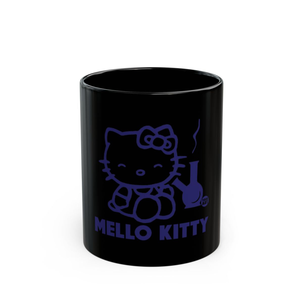 Mello Kitty Black Mug with Purple Design Product