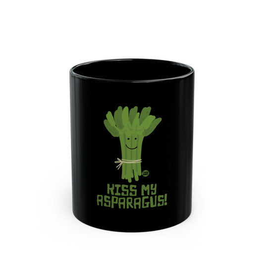 Kiss My Asparagus Graphic Design Fun Mug
