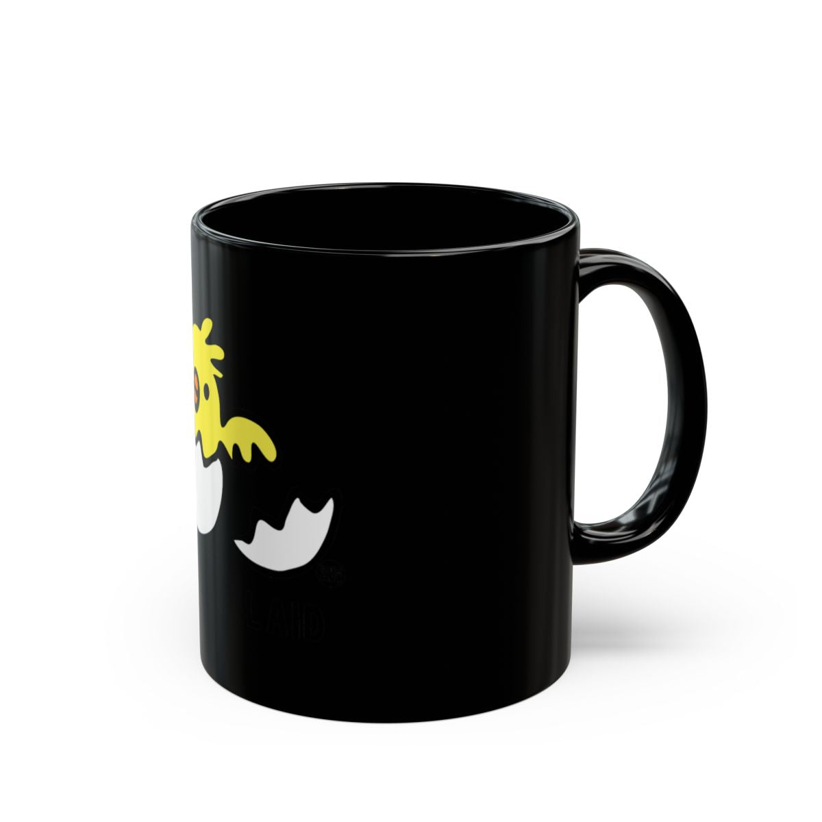 Adorable Yellow Hatching Chick Design Coffee Mug