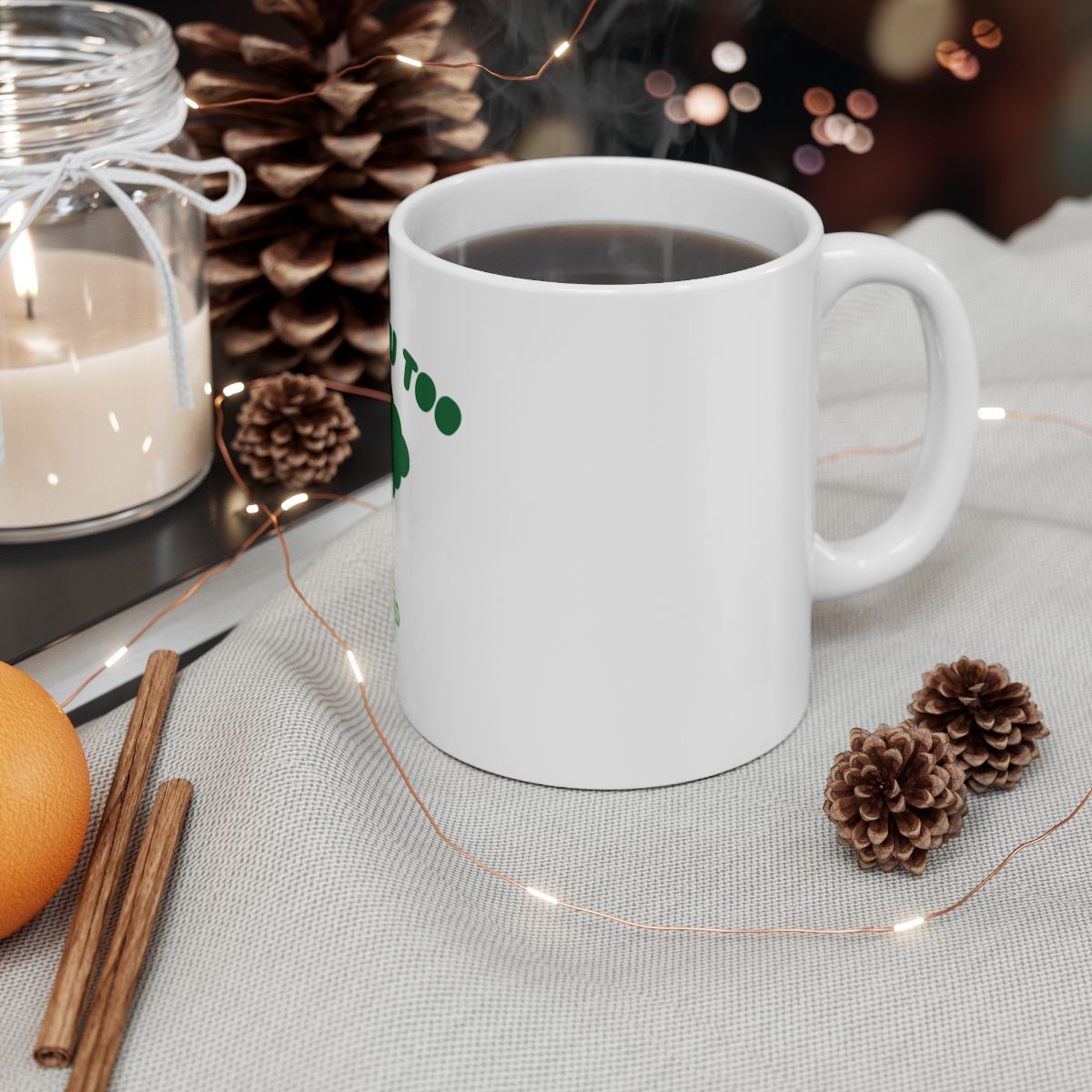 Christmas Themed Hot Beverage Mug For Holiday Cheer