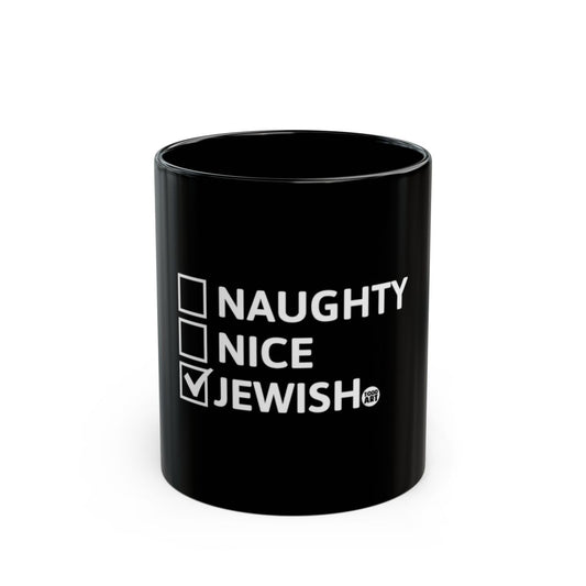 Naughty Nice Jewish Ceramic Mug