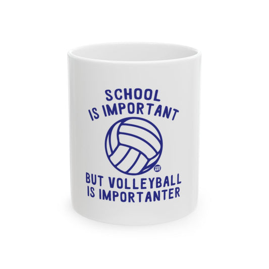 School Is Important But Volleyball Is Importanter mug