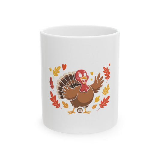 Playful Turkey Design Classic Coffee Mug