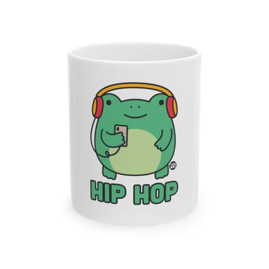 Hip Hop Frog with Headphones Design Mug