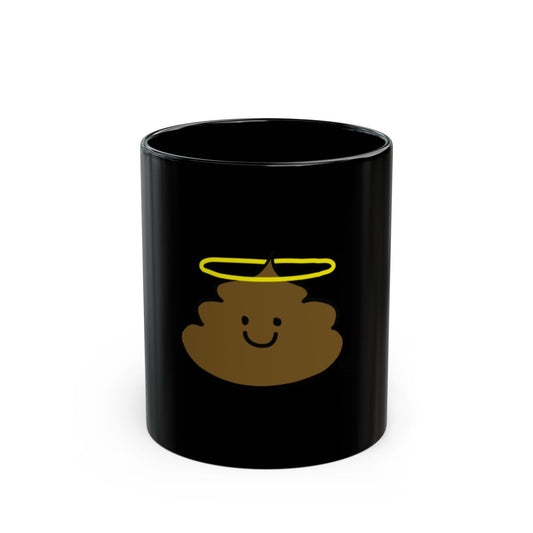 Adorable Angel Poop Emoji Design Artistic Mug