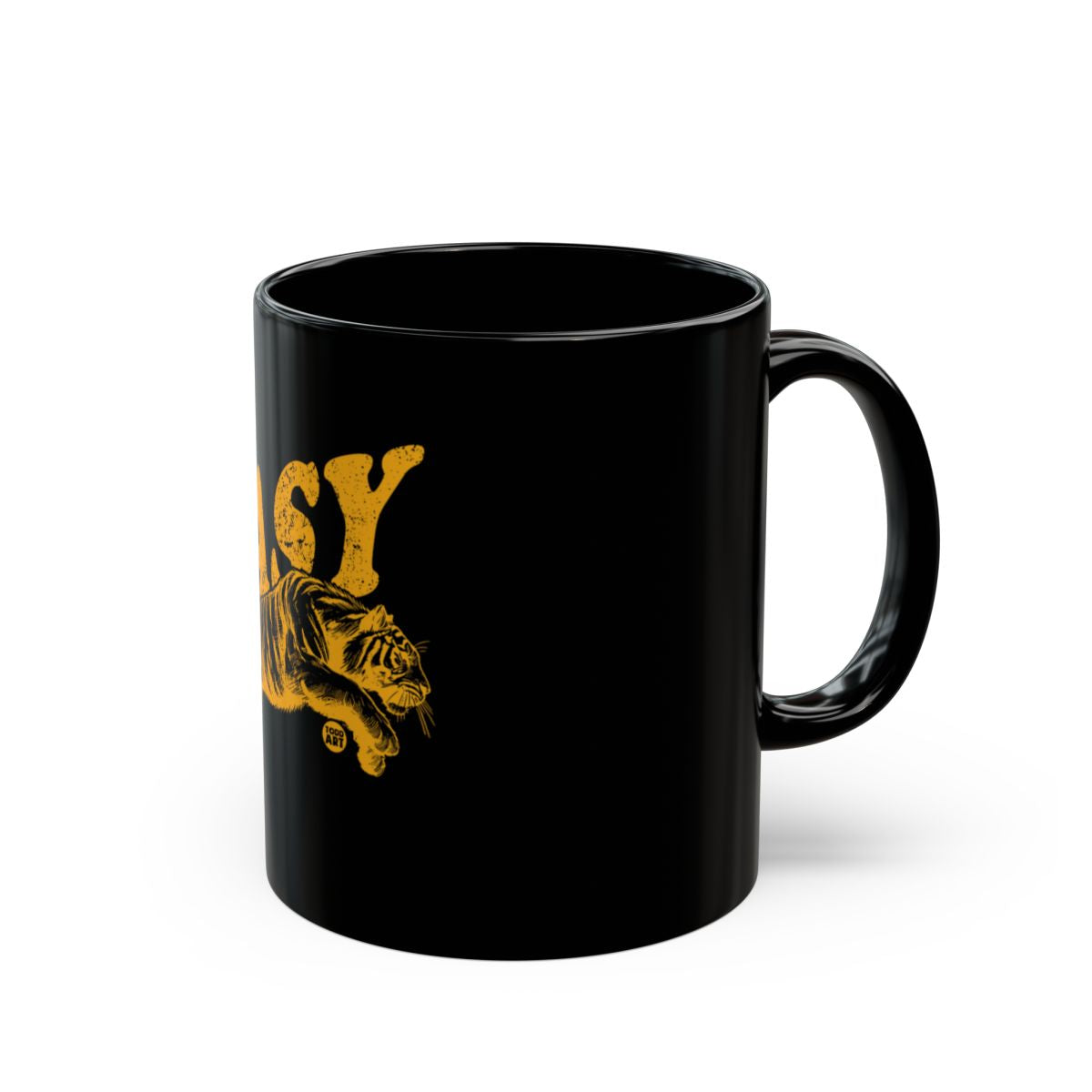 Tiger Roaring Design Classic Black Coffee Mug