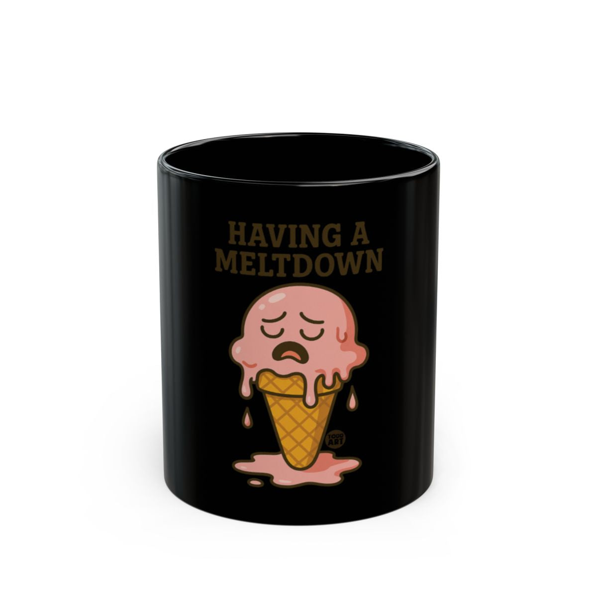 Having a Meltdown Ice Cream Cone Mug