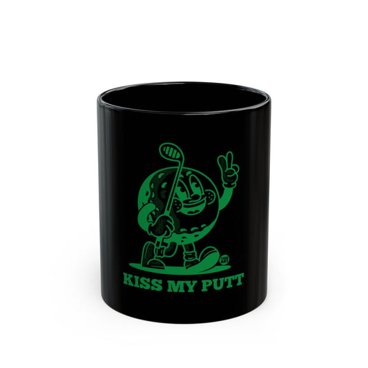 Kiss My Putt Golfing Graphic Novelty Mug