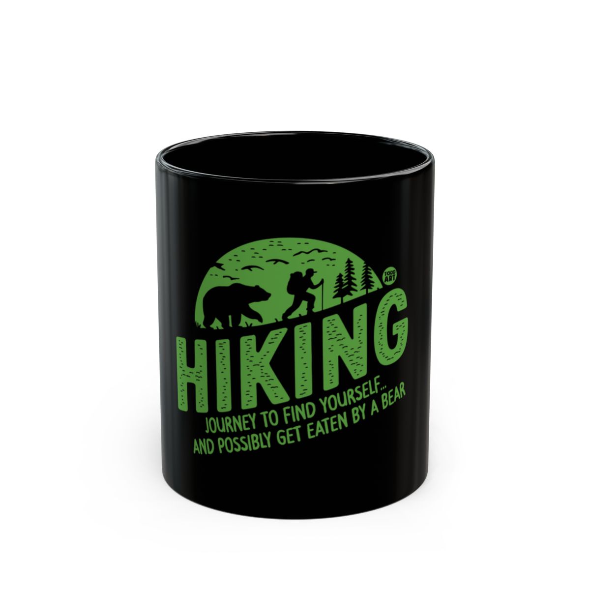 Hiking Journey Funny Quote Mug Find Yourself Adventure