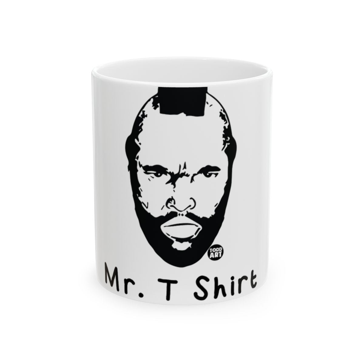 Mr. T Shirt Mug with Iconic Face Print