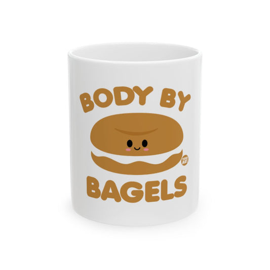 Enjoy Your Coffee With Body By Bagels Mug