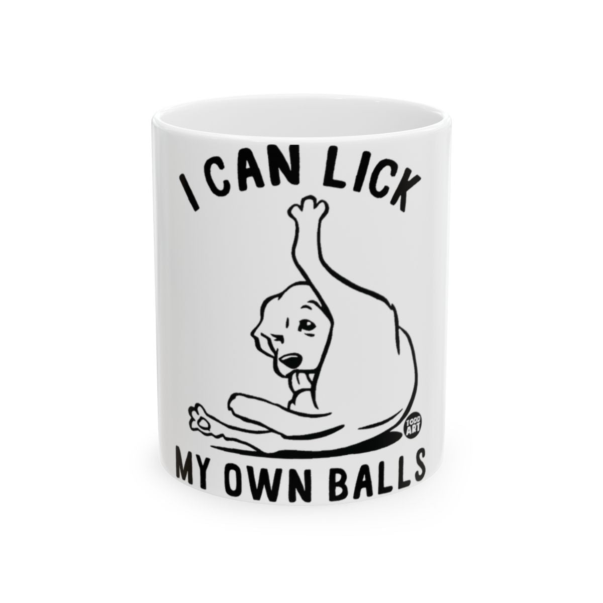 Funny Dog with Bold Statement Mug