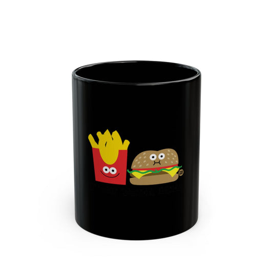 Cute Cartoon Fries and Burger Design Mug