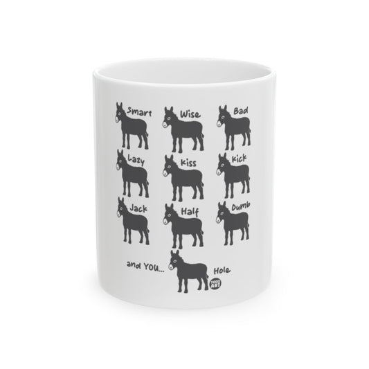 Funny Donkey Wise Bad Lazy Kiss Kick Jack Dumb Hole