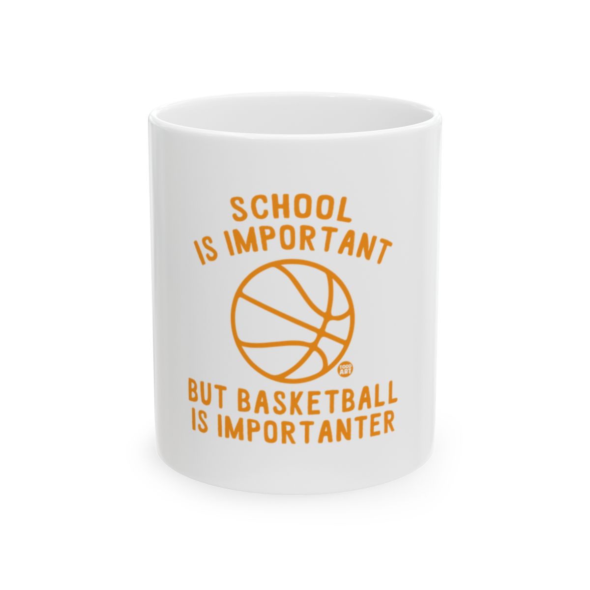 School Is Important But Basketball Is Importanter mug