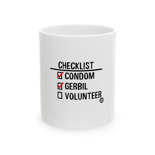 Funny Checklist Coffe Mug With Humor Design