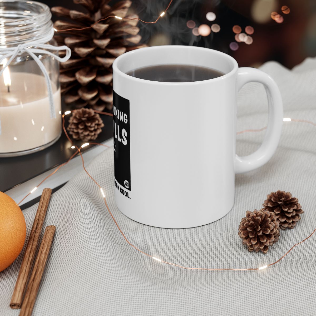Unique Holiday Themed Mug Perfect for Coffee Lovers
