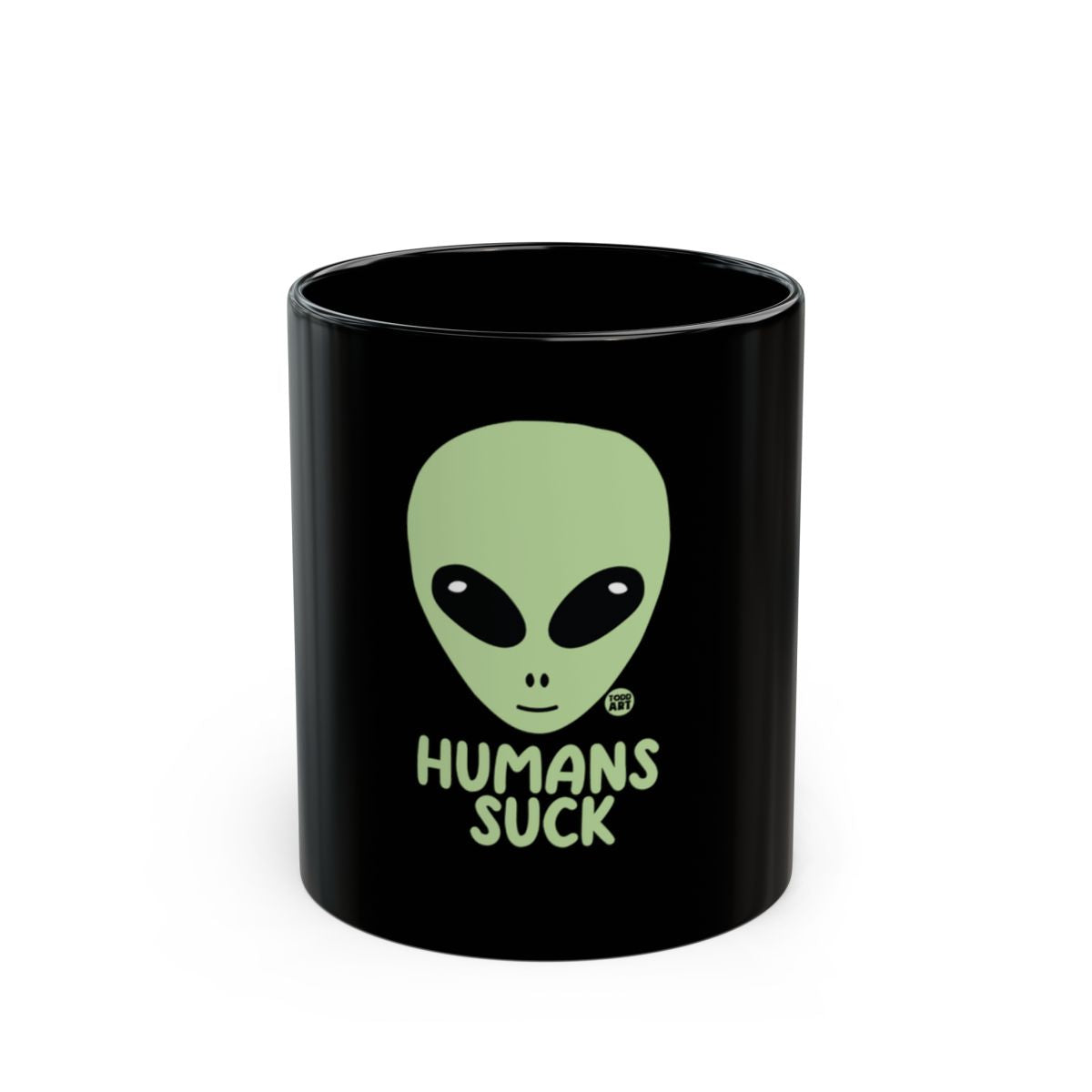 Humans Suck Alien Themed Statement Mug