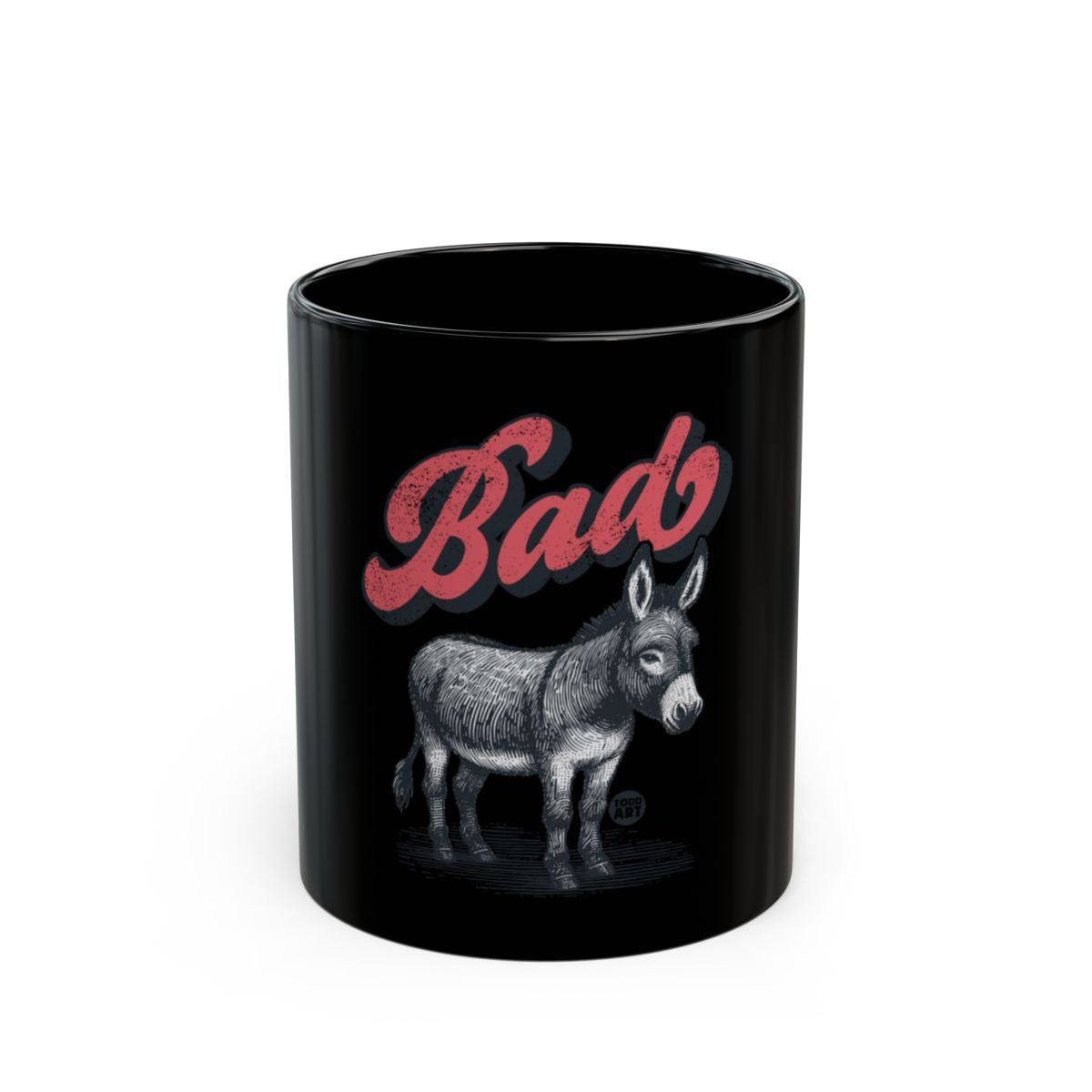 Bad Donkey Graphic Black Coffee Mug